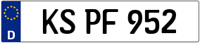 Truck License Plate